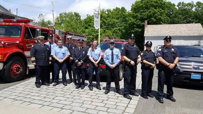 Williamsburg Police and Fire after Memorial Day Parade