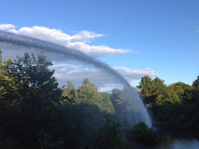 Drafting W/E2 & E3 - Stream from the deck gun on Engine 2